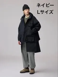 GU ENGINEERED GARMENTS パデッドシェルパーカ ネイビーL