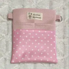 ナースポーチ・オーガナイザー（ハンドメイド） 本体合皮・ポケットラミネート生地⭐︎