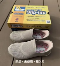 スケッチャーズ 24cm ハンズフリー スリップインズ 花柄