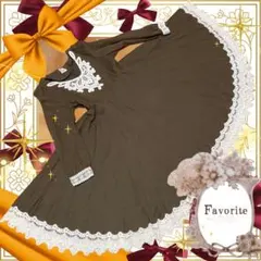 favorite/裾レース長袖ワンピース/ロリータ/KERA/星名桜子/ＳＭ2茶のサムネイル