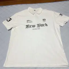 New York プリント ポロシャツ ホワイトのサムネイル