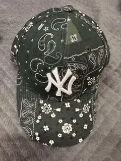 kith × New era ヤンキースデコンストラクション バンダナ キャップ