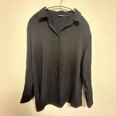 UNIQLO ブラック 長袖シャツ XL