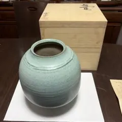 十三代横石嘉助 平戸青磁 鎬 建水 - メルカリ
