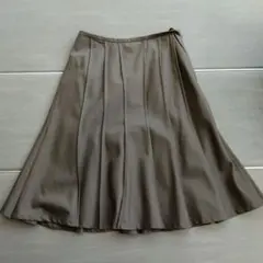 UNTITLED ブラウン プリーツスカート サイズ0
