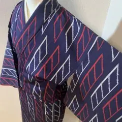 さ*ら様 A105⭐️アンティーク着物　大正ロマン　レトロ　お召　逸品　ばち襟