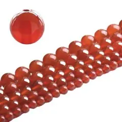 nicoco( ◠‿◠ )様専用 赤メノウ 10mm2連約38cmネコポス送料込