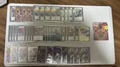 青魔道具デッキ+青黒魔道具デッキパーツ 2重スリーブ付き計64枚(ゆー