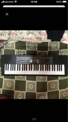 CASIO 電子ピアノ カバー一部破損付き　HT-3000　取説付き CASIO 電子ピアノ カバー一部破損付き HT-3000 取説付き - メルカリ
