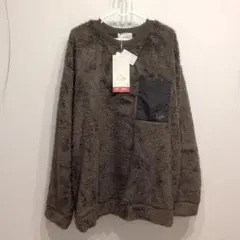 【新品・タグ付き】ロゴスデイズ フリース 長袖トレーナー 4L ベージュ 秋冬