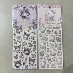 たけいみき　サンリオ　シール　キティ　クロミ　2点セット