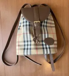 ★ヴィンテージ★Burberry チェック シャドーホース チェック柄リュック