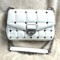 【美品✨】マイケルコース ショルダーバッグ スタッズ レザー SOHO チェーン
