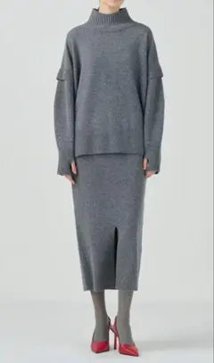 ニットパンツ セットアップ