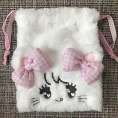 mi kko ミッコ　もふもふ巾着ムース