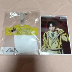 のぞいてみるく？展 お名前バッチ 生写真 M!LK 吉田 仁人