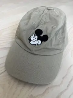 ディズニー ミッキーマウス キャップ ベージュ