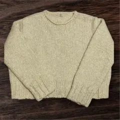 【IÉNA 】クリーム色 ニットセーター 長袖