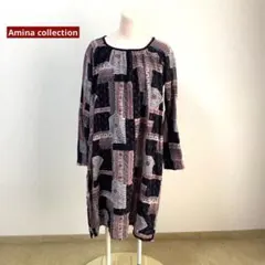 Amina collection インド綿　プルオーバー　チュニックワンピースのサムネイル
