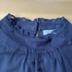 ARCHIVES 刺繍入りレース長袖ブラウスのサムネイル