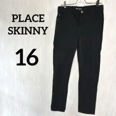 PLACE SKINNY 【16】スキニーパンツ ブラック レディース 古着