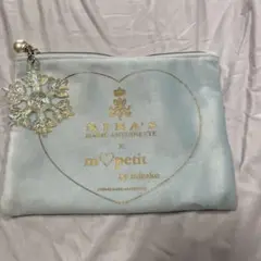 しまむら　青木美沙子　NINA'S コラボポーチ　水色アクアブルーのサムネイル