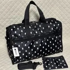 レスポートサック　ミッフィー　ボストンバッグ　ラージタイプ　ポーチ付き