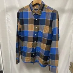 Sophnet. チェックシャツ　ネルシャツ　Mサイズ　ブラウン　ブルーのサムネイル