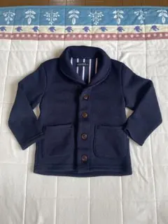 ネイビー フリース風ジャケット 100cm