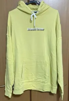 beams ビームス 真珠の耳飾りの少女 パーカー Mサイズ 黄色 イエロー