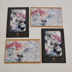 エイメス 鳴潮 アニメディア6月号 付録 キャラクターカード 4枚セット