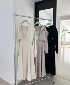 anmille カットソーop×リボンパーカー