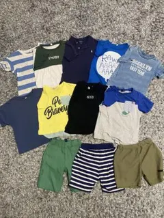 夏服　100 半袖Tシャツ・ショートパンツ　保育園着　まとめ売り