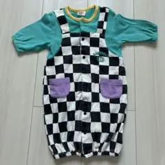 BABYDOLL チェック柄 2wayオール ロンパース　Fのサムネイル