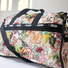 LeSportsac フラワープリント ボストンバッグ