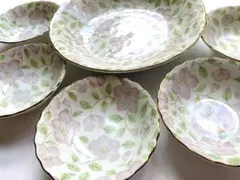 花柄食器セット 5点