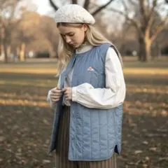 美品✨KELTY×Samansa Mos2 キルティングベスト 中綿入り ダウン