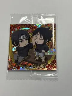 NARUTO ナルト 疾風伝 忍界シールウエハース SEC サスケ＆イタチ