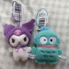 ふわもこワッペンこれくしょんマスコット　サンリオ　クロミ ハンギョドンのサムネイル