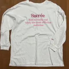 長袖Tシャツ ホワイト 3月中のみ販売