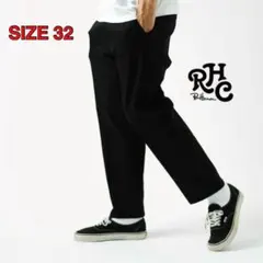 別注RHC ロンハーマン Dickies ストレッチコットンパンツ ブラック 黒のサムネイル