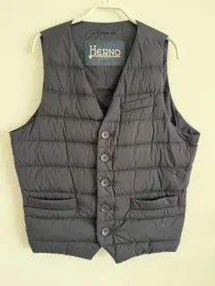 Herno Laminar シルバー キルティングベスト Herno Laminar シルバー キルティングベスト Herno Laminar シルバー