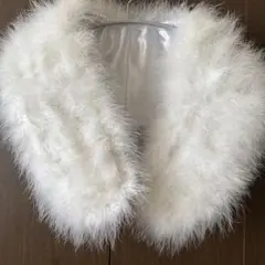着物ショール フェザーショール ホワイト