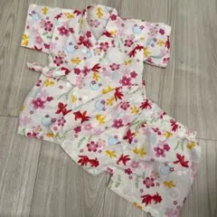 80サイズ 甚平 浴衣 ベビー KIDS 夏祭り