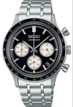 極美品】SEIKO SBTR055 クロノグラフ ブラックパンダ 付属品完備