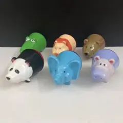 scrollie アニマルマーカー 6種 ジャングル 動物
