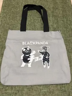 未使用品 イオンブラックパンダ　イオン　グラニフコラボトートバック　グレーのサムネイル