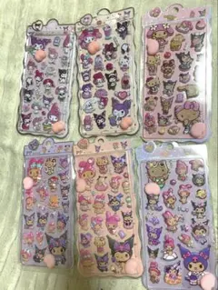 日焼けキティマイメロお尻シール６枚セット