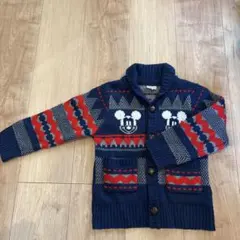 ミッキーマウス カーディガン 110