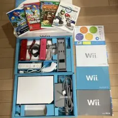 Wii 本体 セット　ゲームソフト4個付き
